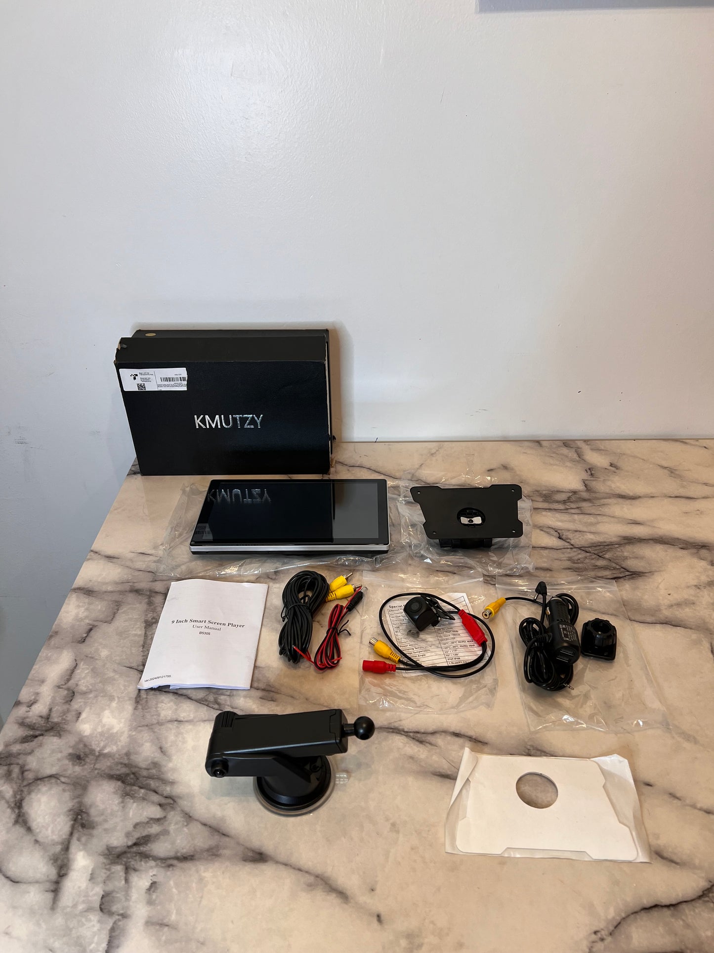 Wireless Carplay Screen for Car - 9" with 1080PBackup Camera
